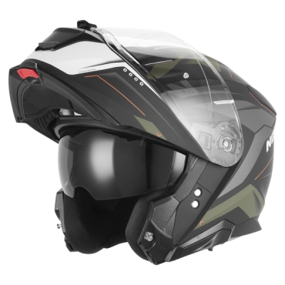 přilba N967 CONQUER, NOX (černá matná, khaki, oranžová, vel. XS)