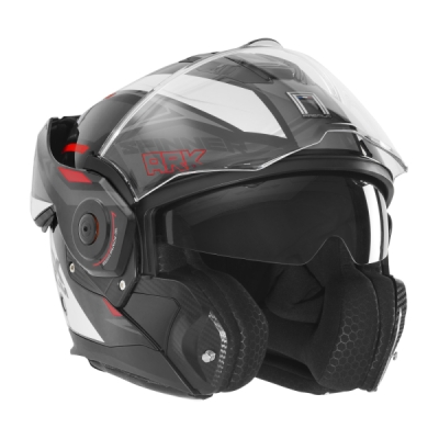 přilba SPINNER, NOX PREMIUM (černá,bílá,červená, vel. XL) 2026