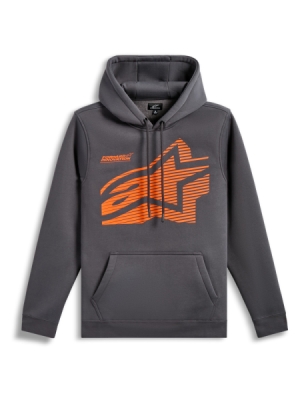 mikina FASTING HOODIE, ALPINESTARS (šedá, vel. M)