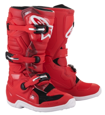 boty TECH 7 S, ALPINESTARS (červená, vel. 37)