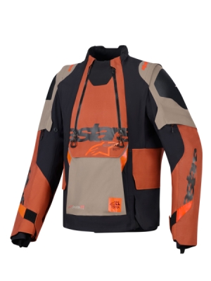 bunda HAROK PRO DRYSTAR XF, ALPINESTARS (světle hnědá/tmavě oranžová/černá, vel. 2XL)