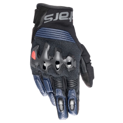 rukavice HAROK, ALPINESTARS (černá/modrá, vel. XL)