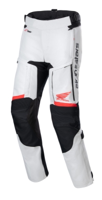 kalhoty BOGOTA PRO DRYSTAR HONDA kolekce, ALPINESTARS (světle šedá/červená fluo/černá, vel. L)