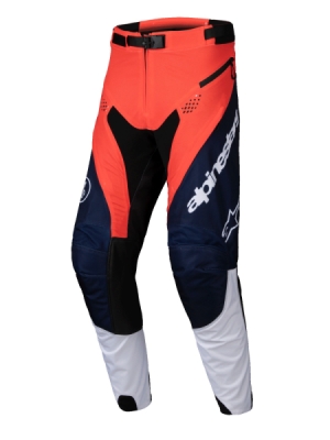 kalhoty PRO-DURA, ALPINESTARS (modrá/oranžová/bílá, vel. 32)