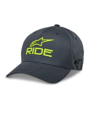 kšiltovka RIDE SONIC, ALPINESTARS (šedá/žlutá fluo, vel. L/XL)