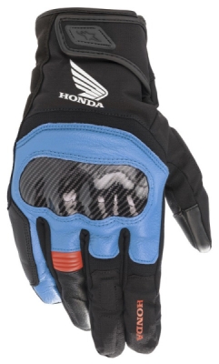 rukavice SMX Z DRYSTAR HONDA kolekce, ALPINESTARS (světle šedá/černá/modrá/červená, vel. M)
