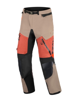 kalhoty HAROK PRO DRYSTAR XF, ALPINESTARS (světle hnědá/tmavě oranžová/černá, vel. 2XL)