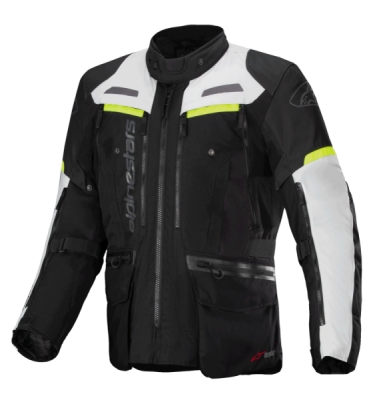 bunda BOGOTA PRO DRYSTAR, ALPINESTARS (černá/šedá/žlutá fluo, vel. XL)