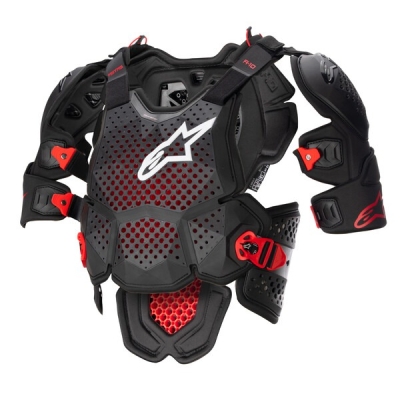 chránič těla A-10 2, ALPINESTARS (černá antracit/červená, vel. M/L)