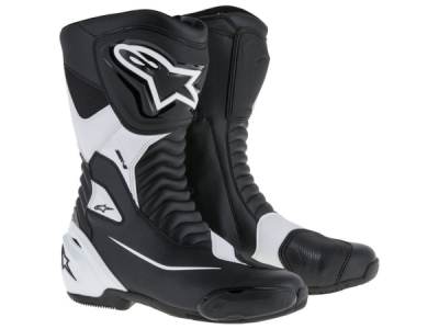 boty SMX-S, ALPINESTARS (černé/bílé, vel. 39)