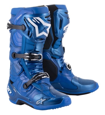 boty TECH 10, ALPINESTARS (modrá/černá/bílá, vel. 47)