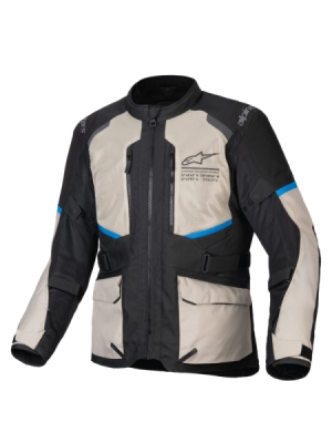 bunda ANDES AIR DRYSTAR, ALPINESTARS (černá/šedo zelená/modrá, vel. XL)