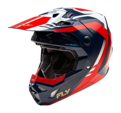 přilba FORMULA CP, FLY RACING - USA (červená/bílá/modrá, vel. S)