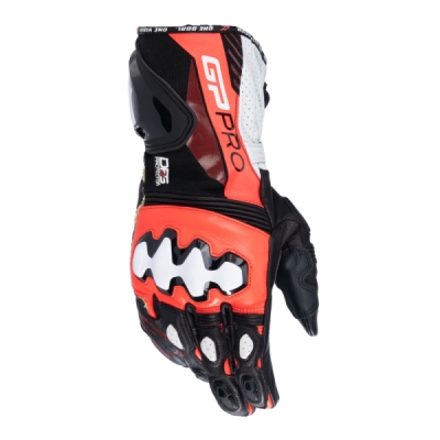 rukavice GP PRO 4, ALPINESTARS (černá/červená fluo/bílá, vel. XL)