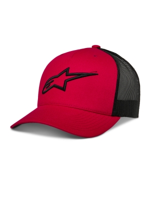 kšiltovka AGELESS, ALPINESTARS (červená/černá)