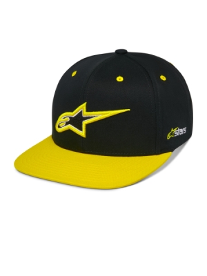 kšiltovka THICKNESS SNAPBACK, ALPINESTARS (černá/žlutá fluo)