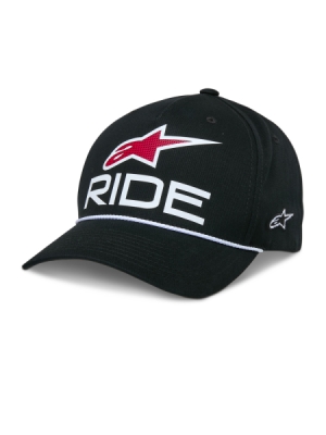 kšiltovka RIDE COMP SNAPBACK, ALPINESTARS (černá/bílá/červená)