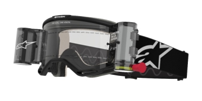 brýle VISION 5 CORP ROLL-OFF WIDE VISION, ALPINESTARS (černá, čiré plexi a roll-off systém) 2027
