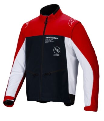 bunda LITE-DURA SOFTSHELL, ALPINESTARS (černá/červená/bílá, vel. 2XL)