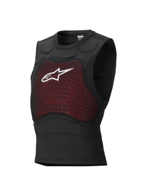 chránič těla BIONIC PLASMA LT PROTECTION VEST, ALPINESTARS (černá/červená/bílá, vel. S)