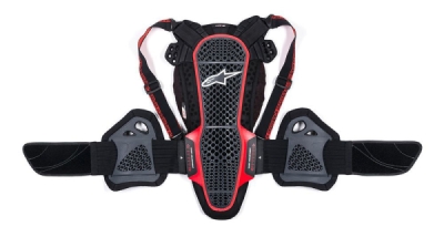 páteřový chránič Nucleon KR-3, ALPINESTARS (černý/červený/šedý, vel. XL)