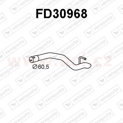 Výfuková trubka ASSO/VENEPORTE FD30968
