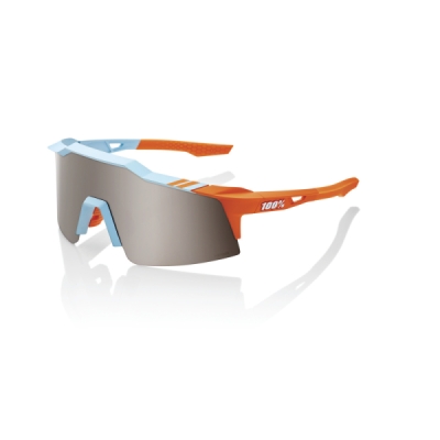 sluneční brýle SPEEDCRAFT SL Soft Tact Two Tone, 100% (HIPER stříbrné sklo)