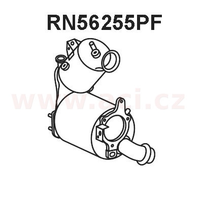 SCR katalyzátor VENEPORTE RN56255PF