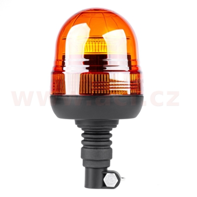 výstražný maják oranžový LED na tyč 12/24 V