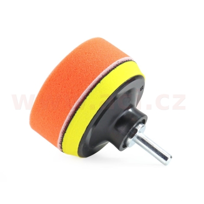 leštící houbičky sada 9 ks 80 mm s kotoučem 80 mm a adaptérem M14
