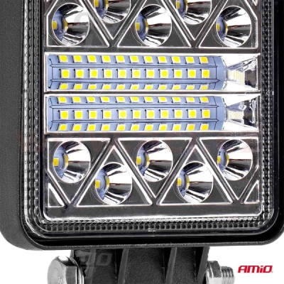 LED pracovní světlo, napětí 9-36 V, (26 LED 3030) svět. tok 2080 lm, (110 x 110 mm)