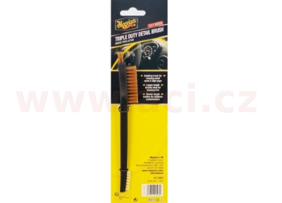 MEGUIAR'S detailingový kartáč se třemi druhy štětin Triple Duty Detail Brush