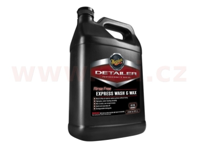 MEGUIAR'S profesionální přípravek pro mytí vozu bez použití vody + rychlý vosk Rinse Free Express Wash & Wax 1 galon / 3,78 l