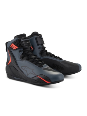 boty FASTER-4, ALPINESTARS (černá/šedá/červená fluo, vel. 43)