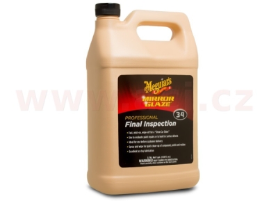 MEGUIAR'S pH neutrální lubrikant pod clay a pro snadné stírání leštěnek i nečistot Final Inspection 1 galon / 3,78 l