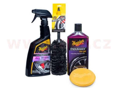 MEGUIAR'S sada na mytí a ochranu kol a pneumatik Wheel & Tire Kit sada
