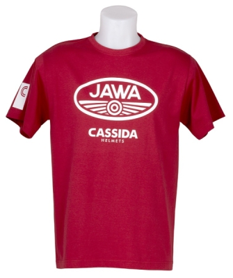 triko JAWA edice, CASSIDA (červená bordó, vel. 2XL)