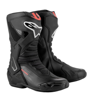 boty SMX-6 3, ALPINESTARS (černá/červená fluo, vel. 48)