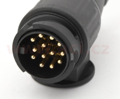 redukce ze 13 pin na 7 pin zástrčku (13 pin na autě/7 pin na přívěsu) s prodloužením 60 cm