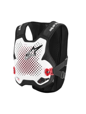 airbagová vesta TECH-AIR®MX PLASMA system, ALPINESTARS (bílá/černá/červená, vel. M)