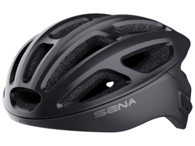 cyklo přilba s headsetem R1, SENA (černá, vel. M)