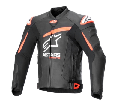 bunda GP PLUS R 4 AIRFLOW, ALPINESTARS (černá/červená fluo/bílá, vel. 54)