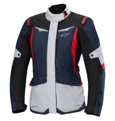 bunda STELLA ST-1 WATERPROOF, ALPINESTARS (tmavě modrá/černá/červená, vel. L)