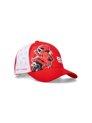 kšiltovka Marc Marquez, dětská (červená,bílá)