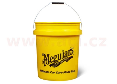 MEGUIAR'S kbelík bez ochranné vložky kbelík, 18,93 l, žlutý (prázdný - bez vložky Grit Guard)