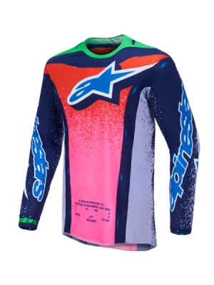 dres SUPERTECH limitovaná edice RECORDS, ALPINESTARS (šedá/multicolor, vel. S)