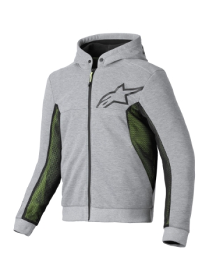 bunda CHROME AIR SPORT, ALPINESTARS (šedá/černá/žlutá fluo, vel. M)
