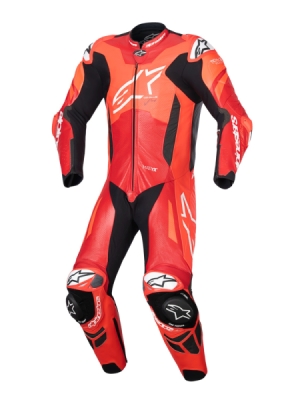 jednodílná kombinéza GP PLUS V4 SPRINT, TECH-AIR kompatibilní, ALPINESTARS (červená fluo/červená/bílá/černá, vel. 56)