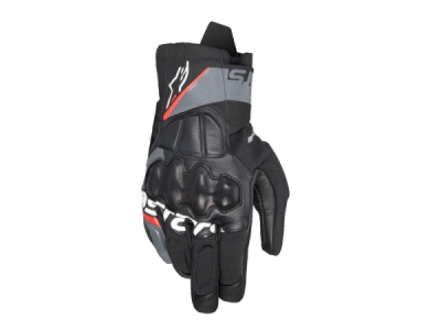 rukavice COROZAL 3 DRYSTAR, ALPINESTARS (černá/tmavě šedá/červená fluo, vel. XL)