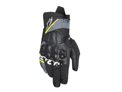 rukavice COROZAL 3 DRYSTAR, ALPINESTARS (černá/tmavě šedá/žlutá fluo, vel. XL)